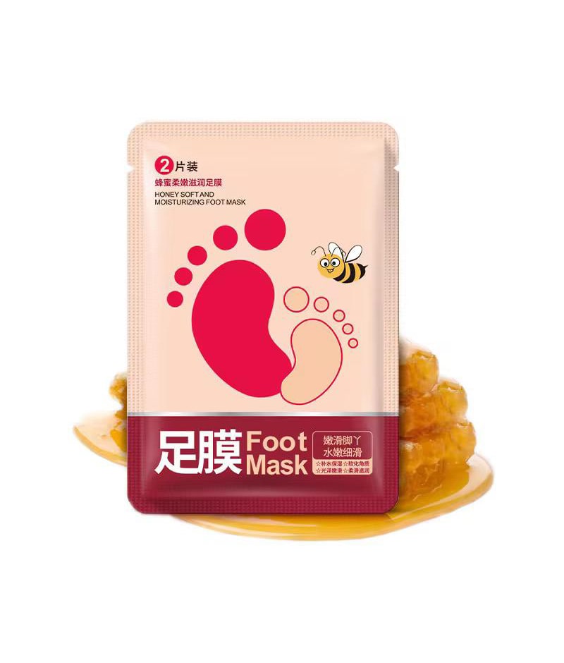 ماسک پا عسل مدل جورابی